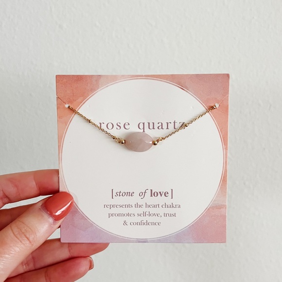 🎉HP🎉 Rose Quartz Stone of Love Bracelet (Boutique) - Picture 2 of 6